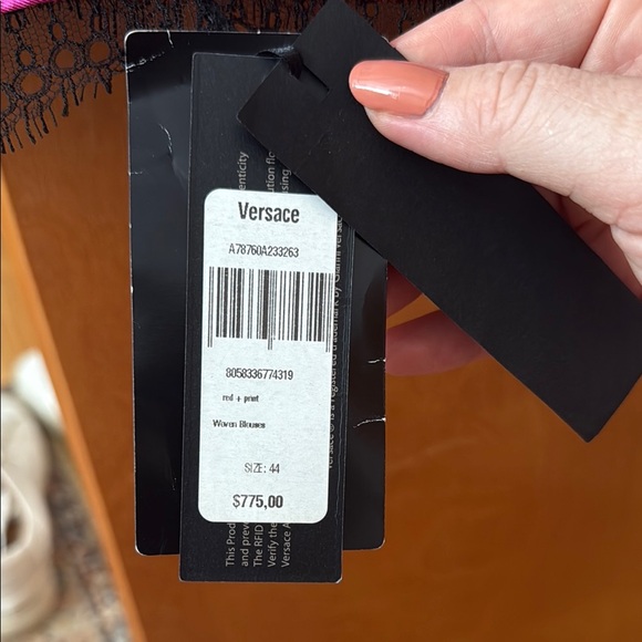 Versace Multicolor Lace Bustier Top - Picture 2 of 5